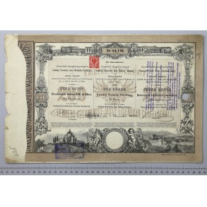 Tow. Kolei Lwów-Czerniowice-Jassy, Em.2, 200 zł reńskich 1868