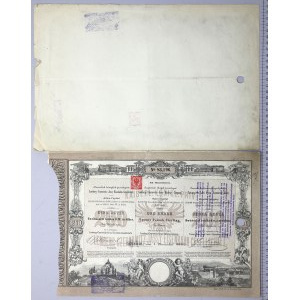 Tow. Kolei Lwów-Czerniowice-Jassy, Em.2, 200 zł reńskich 1868