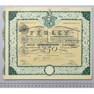 Lubelska Fabryka Portland Cementu FIRLEY, Em.1-9, 5x 50 zł 1925