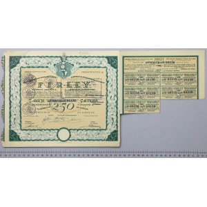 Lubelska Fabryka Portland Cementu FIRLEY, Em.1-9, 5x 50 zł 1925