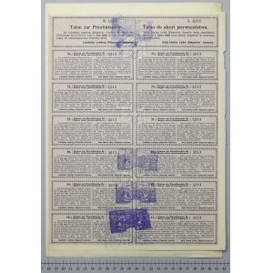 Kolej Lokalna Lwów (Kleparów)-Jaworów, 400 kr 1903