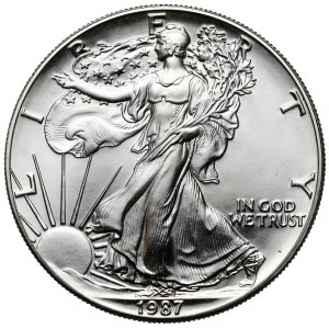 USA, Dollar 1987 - Walking Liberty