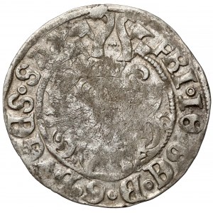 Sasko, Friedrich III, Johann a Georg, groš bez dátumu (1500-1525)