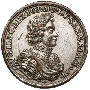 August II. der Starke, Galway der Medaille 1697 - der Besuch des Königs in Grodno