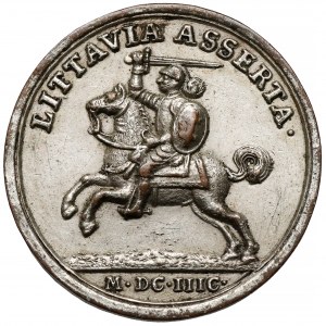August II. silný, Galway medaily 1697 - návšteva kráľa v Grodne