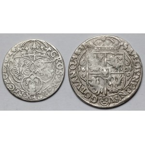 Žigmund III Vasa, Ort Bydgoszcz 1623 a Six Pack Krakov 1624 - sada (2ks)