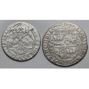 Žigmund III Vasa, Ort Bydgoszcz 1623 a Six Pack Krakov 1626 - sada (2ks)