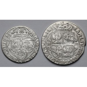 Sigismund III Vasa, Ort Bydgoszcz 1623 und Six Pack Krakau 1624 - Satz (2 Stück)