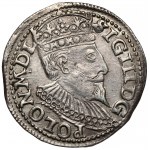 Zygmunt III Waza, Trojak Olkusz 1596 - błąd - brak R[EX]
