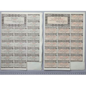 L. Zieleniewski i Fitzner-Gamper Zjednoczone Fabryki Maszyn..., 100 zł i 5x 100 zł 1938 (2szt)