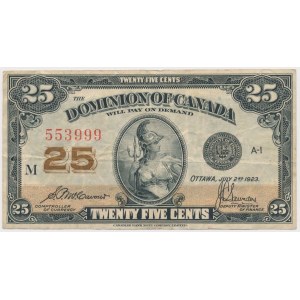 Kanada, 25 centov 1923