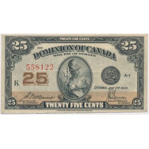 Kanada, 25 Cents 1923