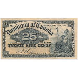 Kanada, 25 Cents 1900