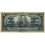 Kanada, 5 dolarů 1937