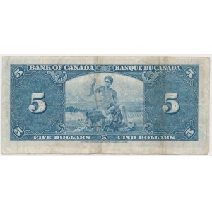 Kanada, 5 dolarů 1937