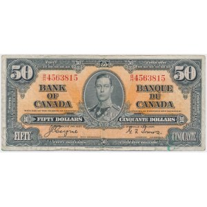 Kanada, 50 dolarů 1937