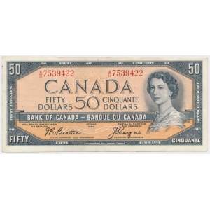 Kanada, 50 dolarů 1954