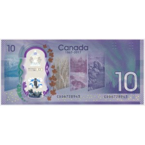 Canada, 10 Dollars 2017