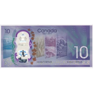 Kanada, 10 Dollars 2017