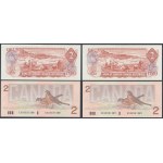 Kanada, 2 dolary 1974 a 2 dolary 1986 (4ks)