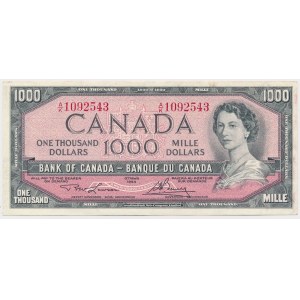 Kanada, 1 000 dolarů 1954