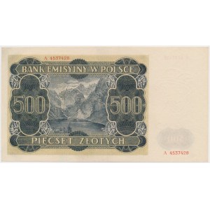 500 Zloty 1940 - A