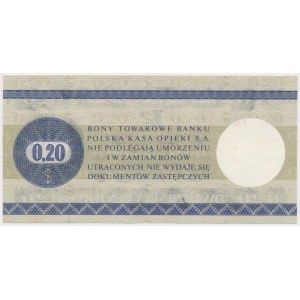 PEWEX 20 centů 1979 - malý - HN
