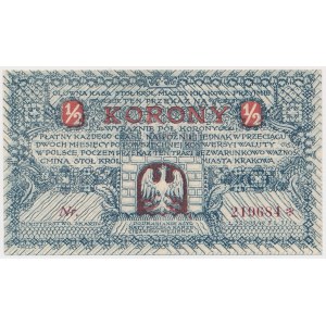 Kraków, 1/2 korony (1919)