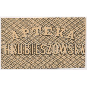 Hrubieszów, APTEKA, 15 kopiejek 1861 - blankiet