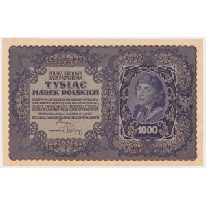 1,000 mkp 1919 - II Serja AQ (Mił.29d)