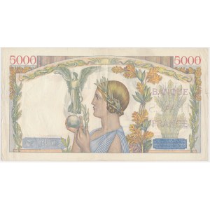 Francie, 5 000 franků 1940
