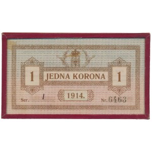 Lvov, 1. koruna 1914 - Série I - ve starém skleněném rámu