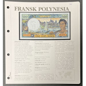 Francouzská Polynésie, 500 franků 1992