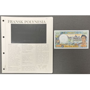 Francúzska Polynézia, 500 frankov 1992