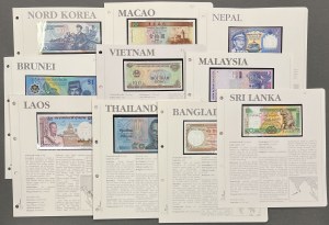 Asia - set of banknotes (10pcs)