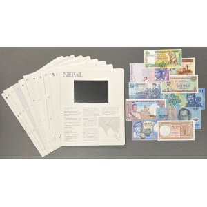 Asien - Banknotenset (10 Stück)