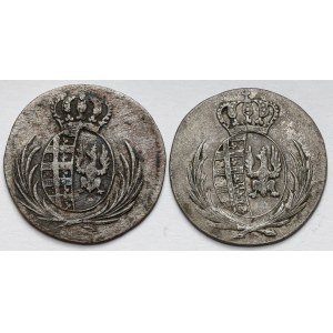 Varšavské knížectví, 5 grošů 1811 a 1812 IB - sada (2ks)