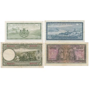 Lucembursko, 10 - 100 franků ND (4ks)