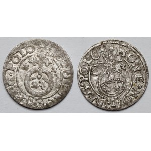 Sigismund III. Vasa, Halbspuren Bromberg 1622-1623 - Satz (2 Stück)