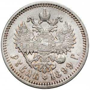 Rusko, Mikuláš II, rubl 1899 FZ, Petrohrad