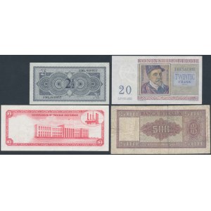 Belgien, Italien, die Niederlande und Trinidad und Tabago - Banknotenset (4 Teile)