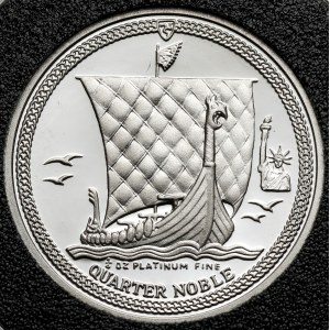 Ostrov Man, 1/4 ušľachtilej 1987 - 1/4 oz. platiny