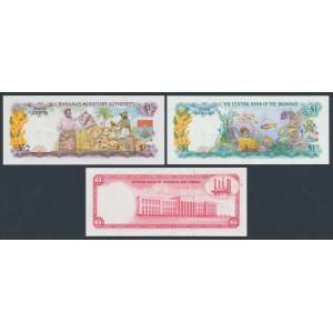 Bahamas & Trinidad & Tobago - banknotes lots (3szt)