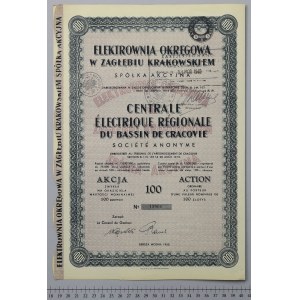 Elektrownia Okręgowa w Zagłębiu Krakowskim, 100 zł 1935
