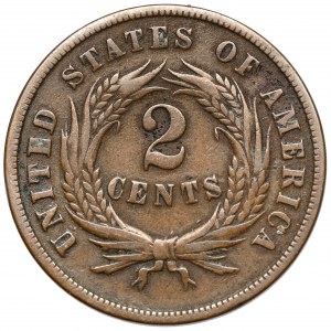 USA, 2 cents 1864