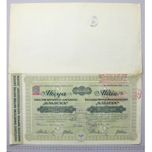 Galicyjskie Tow. Naftowe GALICJA, 200 kr 1913
