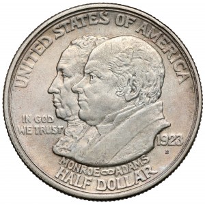 USA, 1/2 dollar 1923-S - Monroe Doctrine Centennial