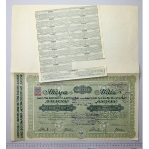 Galicyjskie Tow. Naftowe GALICJA, 200 kr 1910