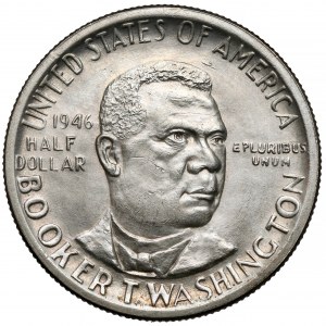 USA, 1/2 Dollar 1946 - Booker T. Washington Memorial