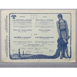 PETROLIFERE Belgijsko-Polska Naftowa Sp., Em.1, 10.000 mkp 1923